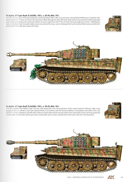 1944 German Armour in Normandy from AK-Interactive - Panzerwrecks